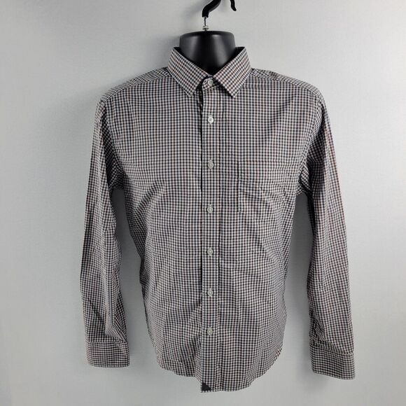 UNTUCKit Other - Untuckit dress shirt button down plaid M mens blue red 3303 slim fit